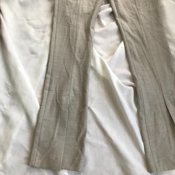 Zara Gray Straight Leg Pants Size Medium - Picture 3 of 7